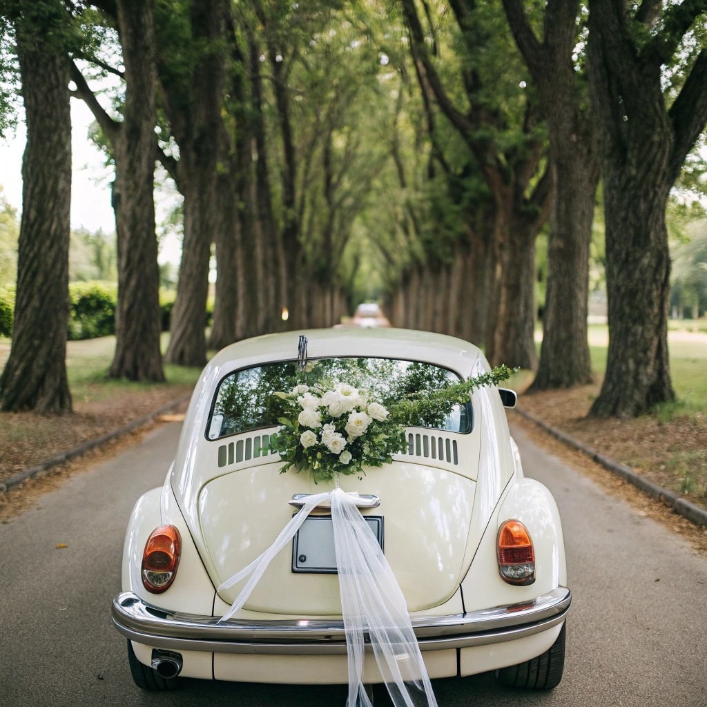 декор машин на весілля